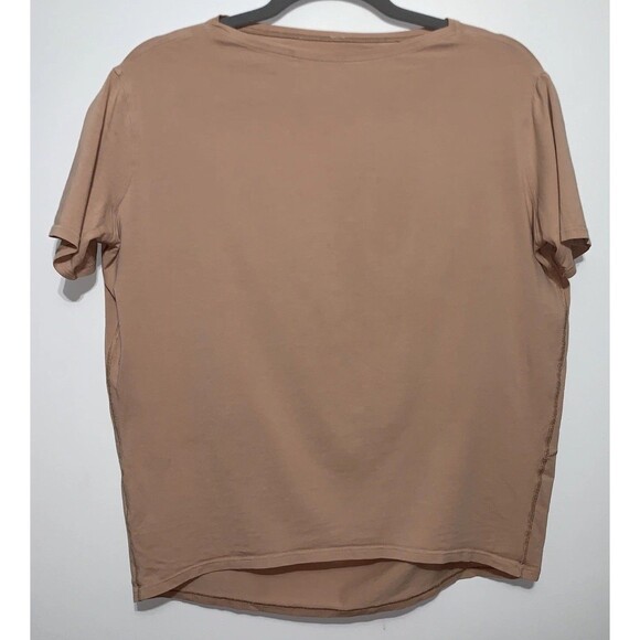 Lot of 2 Lululemon Back In Action Boat Neck Short Sleeve Relaxed Active Top Sz 2 - Picture 2 of 7